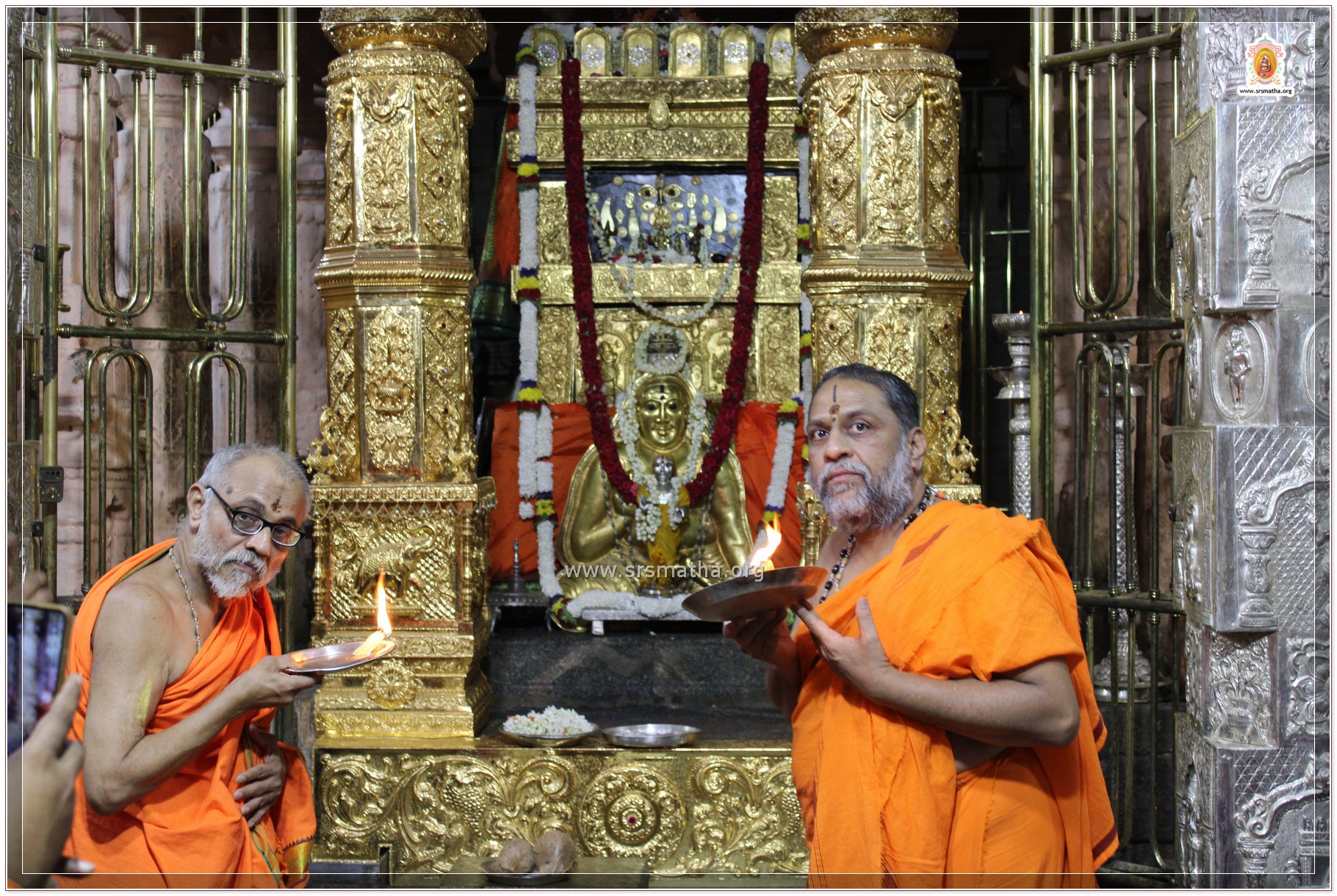 Bandarukere Mutt Swamiji's Visit to Mantralayam