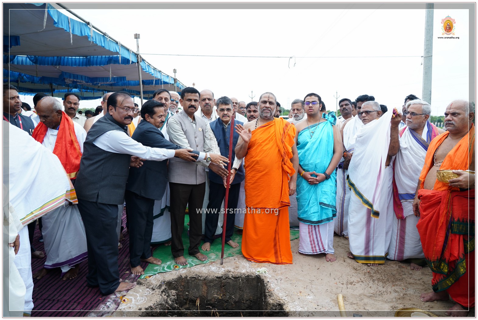 Bhoomi Pooja of Impounding Reservoir - Mantralayam 2026